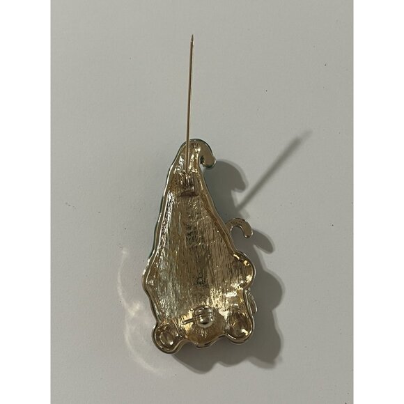 Studio Ville Enameled Crystals Christmas Gnome $30 NIP Santa Gnome Candy Cane - Picture 5 of 8